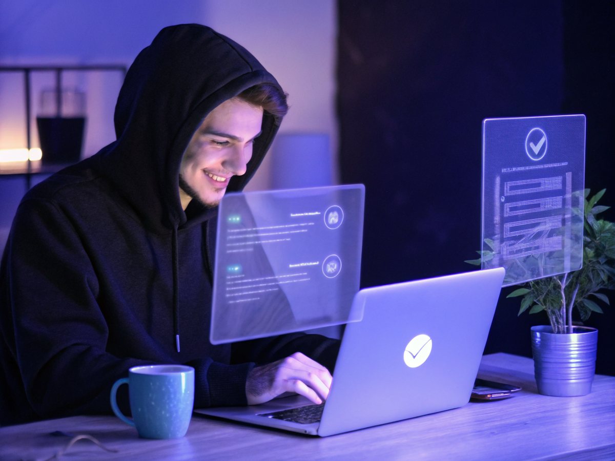 Разработчик берёт оплачиваемые задачи из дома через биржу Quillon Jobs